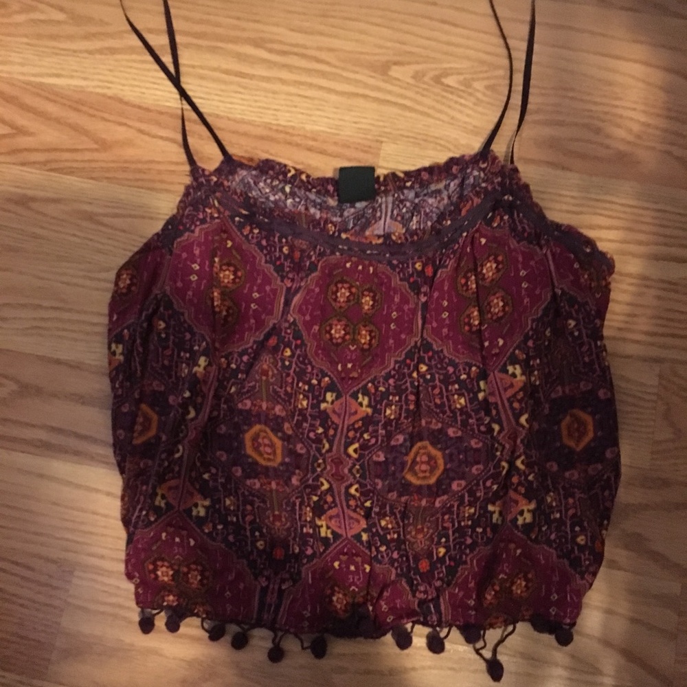 Boho crop top